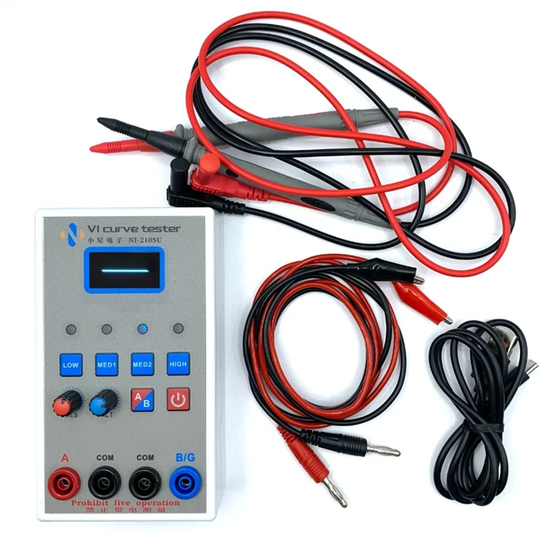OLED Display Dual Channels Handheld VI Curve Tester Dual-Channel VI Curve Tester 4 Voltage 4 Frequency
OLED Display Dual Channels Handheld VI Curve Tester Dual-Channel VI Curve Tester 4 Voltage 4 Frequency