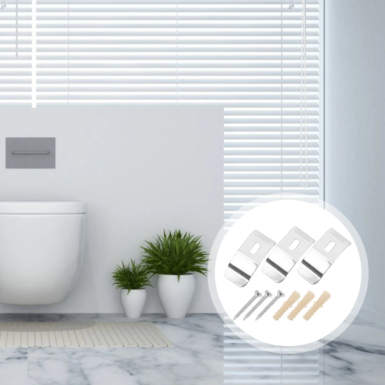 3Pcs Blind Tops Brackets Metal Curtain Fixation Brackets Light Weight for Living Room Bedroom Kitchen Office Window
3Pcs Blind Tops Brackets Metal Curtain Fixation Brackets Light Weight for Living Room Bedroom Kitchen Office Window