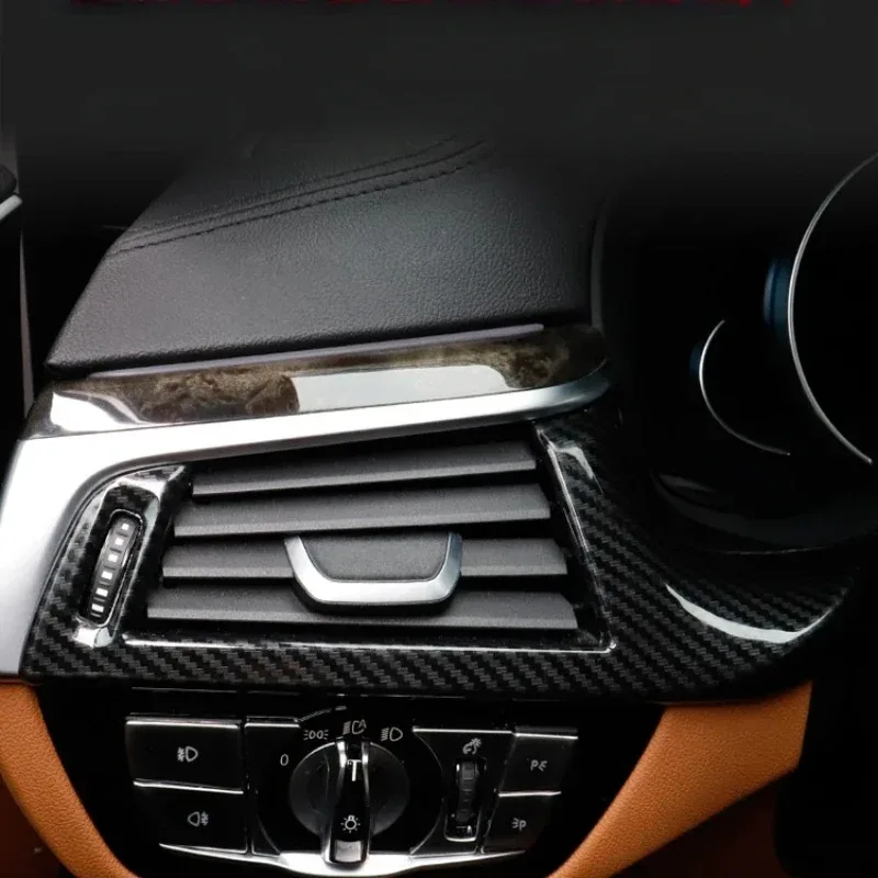For BMW 5 Series G30 2018-2023 ABS Carbon Fibe Car Air Condition Two Side Outlet Vent Frame Cover Trim Interior Car Accessories
For BMW 5 Series G30 2018-2023 ABS Carbon Fibe Car Air Condition Two Side Outlet Vent Frame Cover Trim Interior Car Accessories