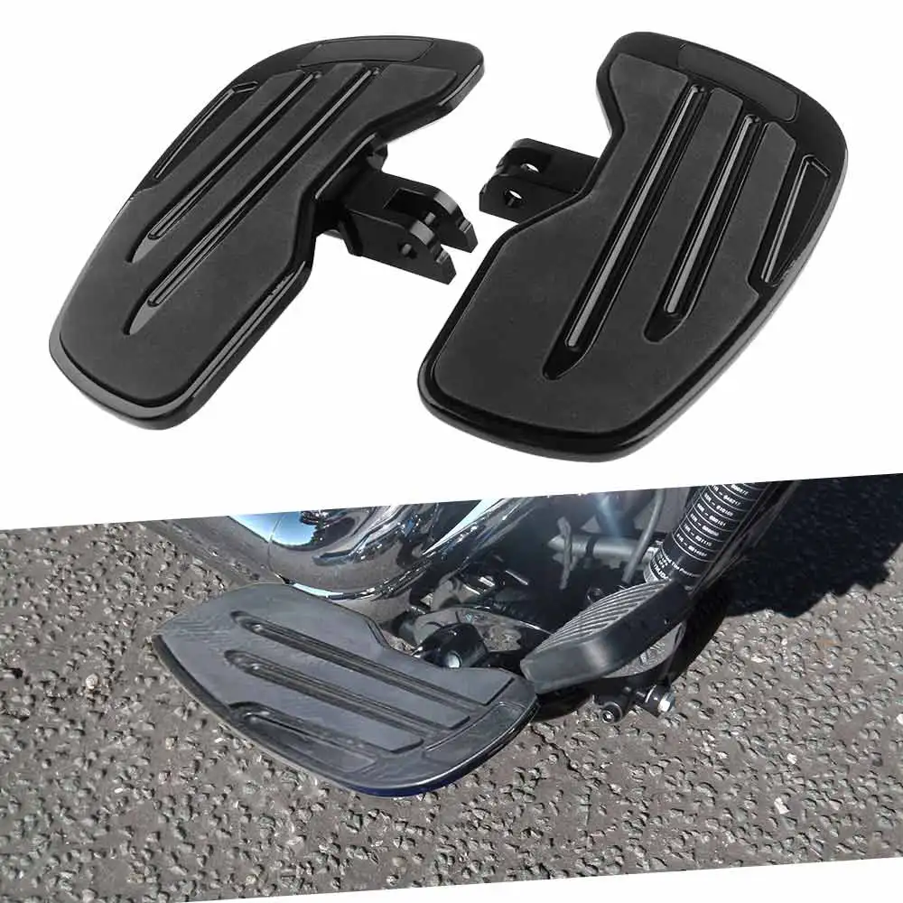 Motorcycle Driver Front Footrest Floorboard Compatible With Harley Davidson Softail 2018-Up Models Black Wide Non-Slip Footboard
Motorcycle Driver Front Footrest Floorboard Compatible With Harley Davidson Softail 2018-Up Models Black Wide Non-Slip Footboard