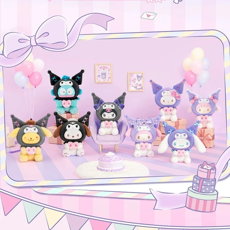 Sanrio Family Kuromi Melody Hello Kitty Pochacco Birthday Party Series Enamel Plush Blind Box Cute Pendant Gift Cartoon Gift
Sanrio Family Kuromi Melody Hello Kitty Pochacco Birthday Party Series Enamel Plush Blind Box Cute Pendant Gift Cartoon Gift