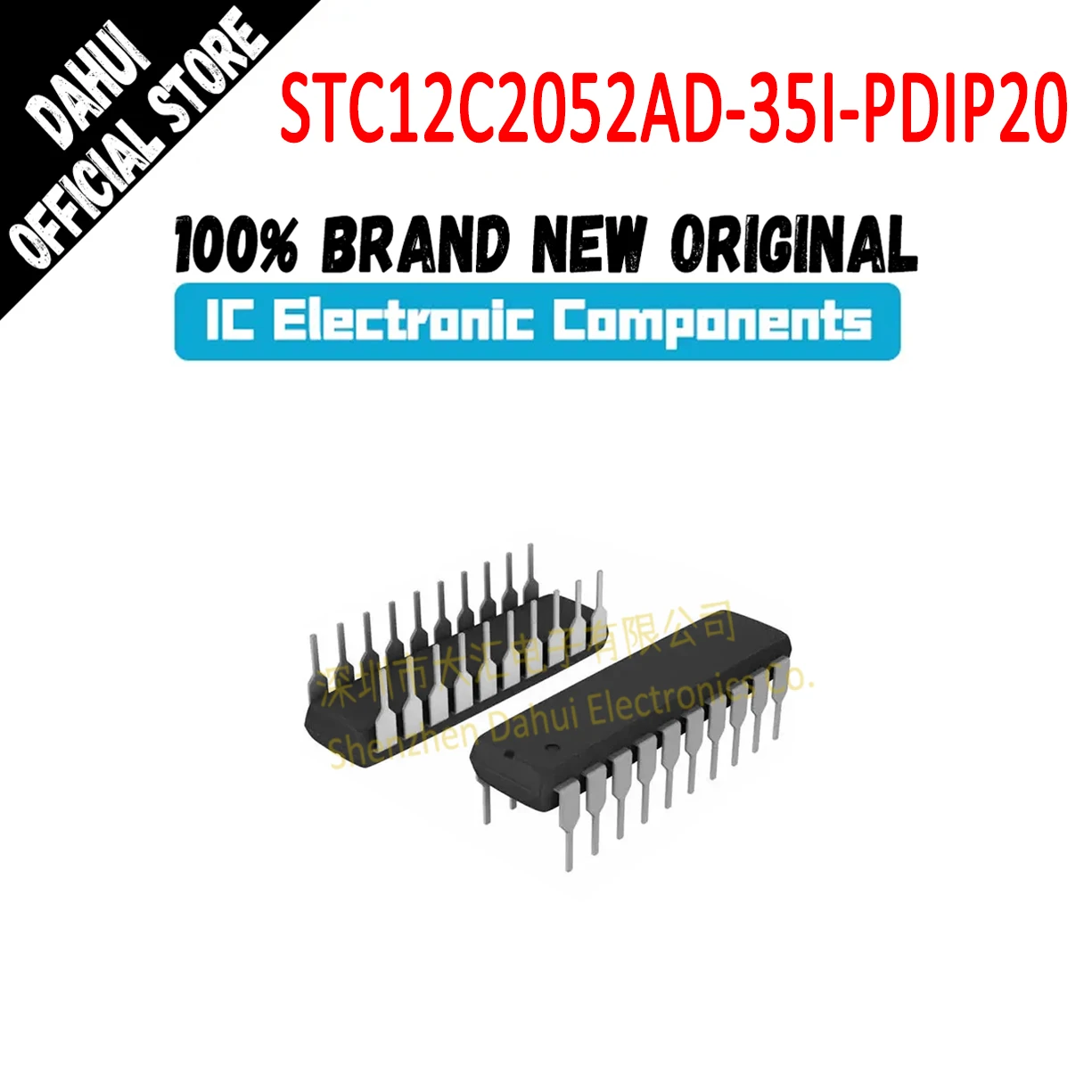 STC12C2052AD-35I-PDIP20 12C2052AD 35I PDIP20 Microcontroller Chip IC New Original
STC12C2052AD-35I-PDIP20 12C2052AD 35I PDIP20 Microcontroller Chip IC New Original
