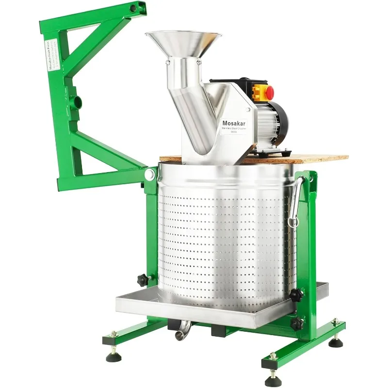 Комбинированная дробилка для фруктов мощностью 550 Вт с гидравлическим домкратом 10,6 галлонов/40 л, пресс для винного сока
Комбинированная дробилка для фруктов мощностью 550 Вт с гидравлическим домкратом 10,6 галлонов/40 л, пресс для винного сока