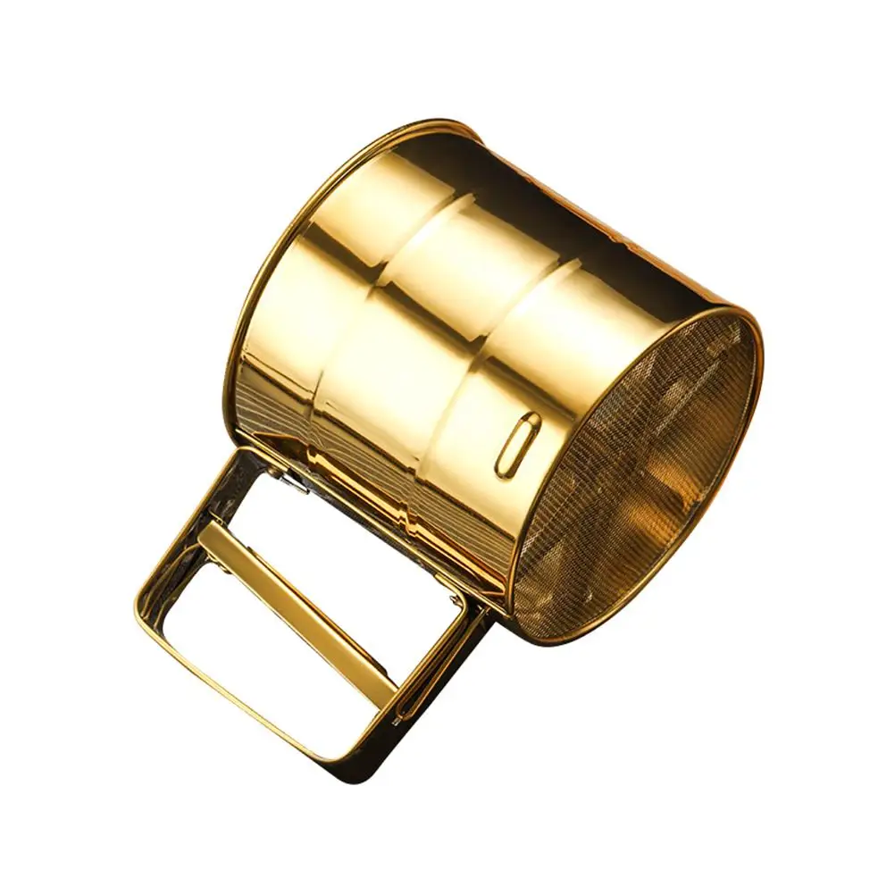 Stainless Steel Flour Sieve Trundle Bed Multipurpose Sifter Metal Sugar Powder Handheld for Baking
Stainless Steel Flour Sieve Trundle Bed Multipurpose Sifter Metal Sugar Powder Handheld for Baking