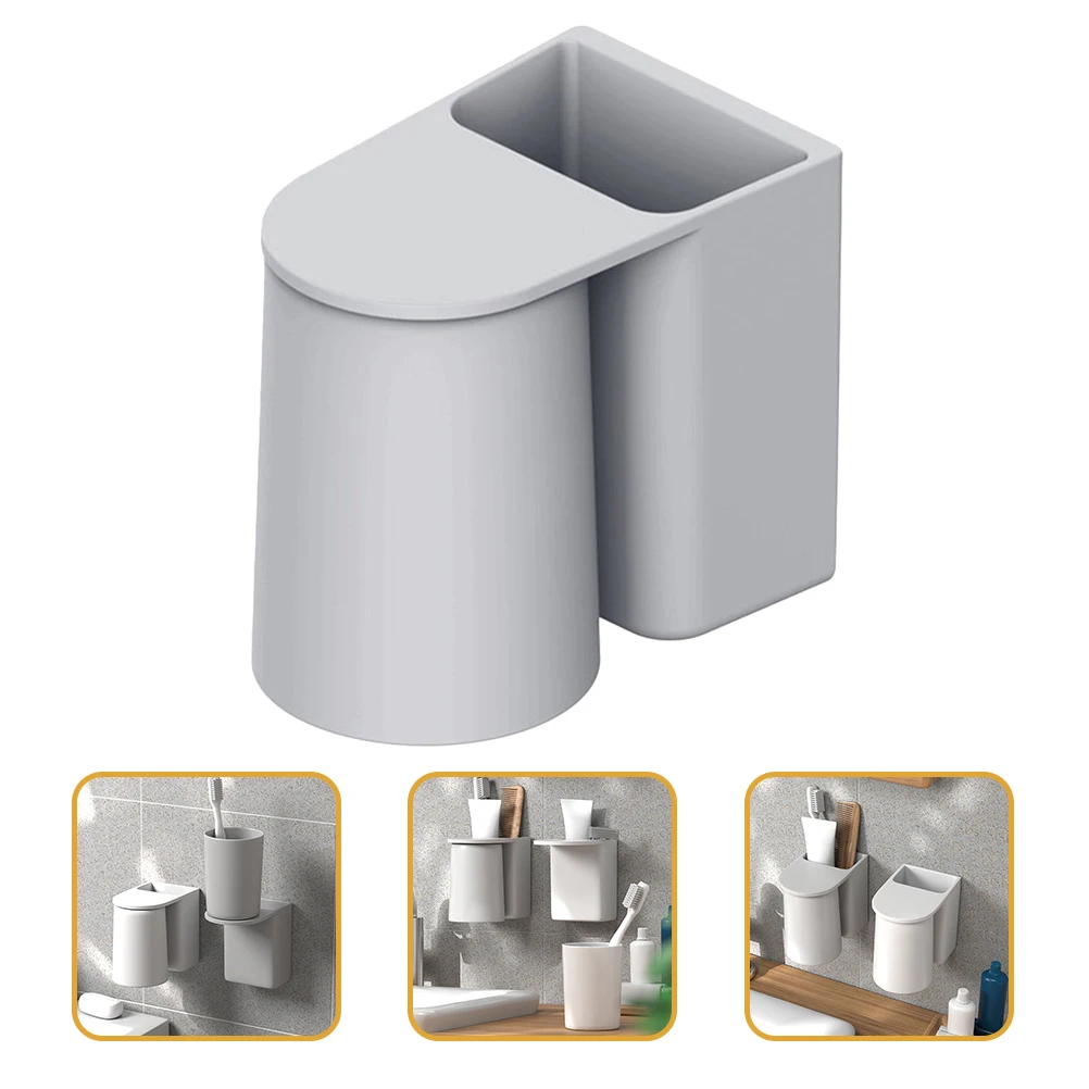 Cup Holder Magnetic Tooth Storage Rack Toothpaste Holders for Bathroom Toothbrush Bathrooms Wall Grey Mounted
Cup Holder Magnetic Tooth Storage Rack Toothpaste Holders for Bathroom Toothbrush Bathrooms Wall Grey Mounted