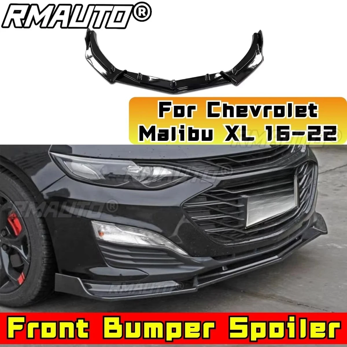 Для Chevrolet Malibu XL 2016-2022 автомобильный передний бампер, разделитель для губ, диффузор, комплект кузова, глянцевый черный защитный бампер, модификация, часть 
Для Chevrolet Malibu XL 2016-2022 автомобильный передний бампер, разделитель для губ, диффузор, комплект кузова, глянцевый черный защитный бампер, модификация, часть