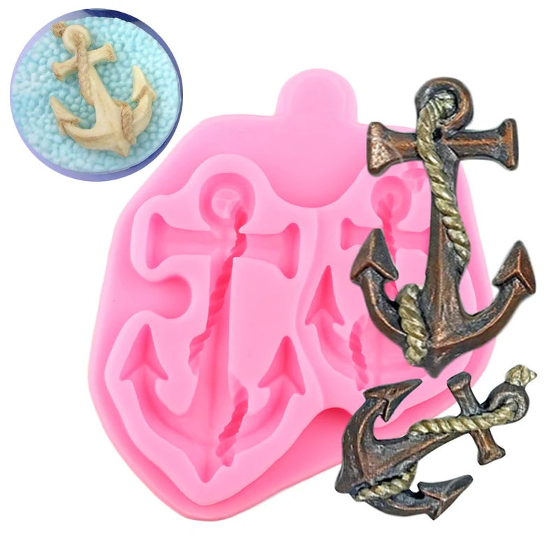 Anchors Silicone Mold DIY Party Cupcake Topper Fondant Cake Decorating Tools Baking Candy Clay Chocolate Moulds
Anchors Silicone Mold DIY Party Cupcake Topper Fondant Cake Decorating Tools Baking Candy Clay Chocolate Moulds