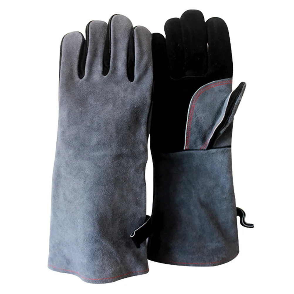 Heat Resistant Gloves Oven Mitts BBQ Accessories Long Cuff Cowhide Anti Slip Wear Resistant Thermal Protection Cooking Grill
Heat Resistant Gloves Oven Mitts BBQ Accessories Long Cuff Cowhide Anti Slip Wear Resistant Thermal Protection Cooking Grill