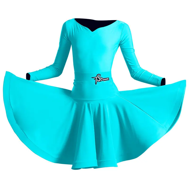 Childrens Latin dance costumeperformance dressgirls longsleeved professional regulation competitiondress large skirt dance dress
Childrens Latin dance costumeperformance dressgirls longsleeved professional regulation competitiondress large skirt dance dress