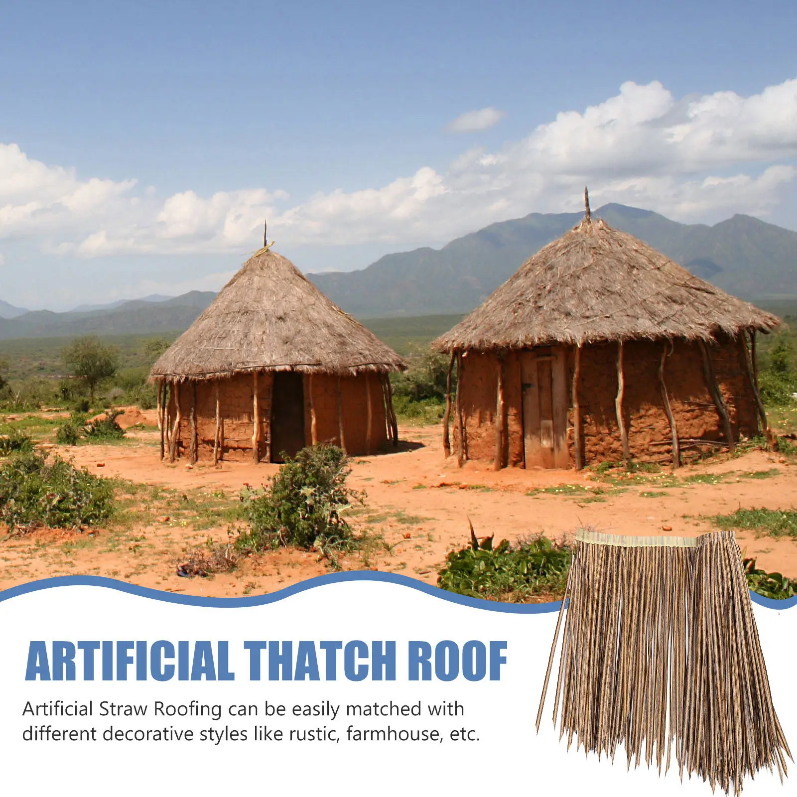 Искусственная соломенная крыша 10 м в рулоне для декора сада, теневых зон и проектов ландшафтного дизайна своими руками
Искусственная соломенная крыша 10 м в рулоне для декора сада, теневых зон и проектов ландшафтного дизайна своими руками