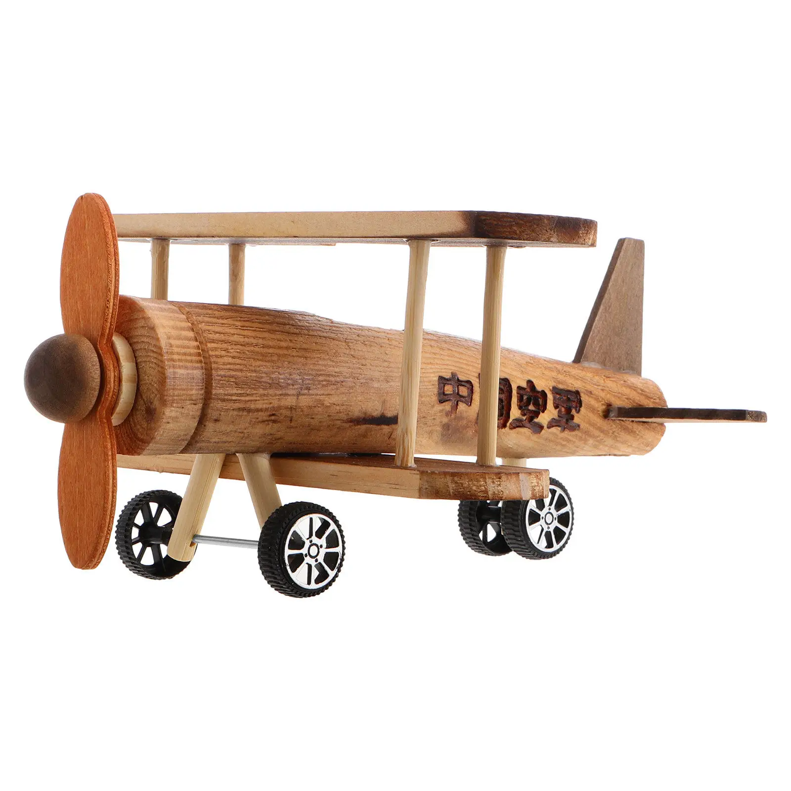 Wooden Airplane Vintage Retro Biplane Ornament Home Office Desk Decor Handmade Wood Aircraft Desktop Wooden Sculpture
Wooden Airplane Vintage Retro Biplane Ornament Home Office Desk Decor Handmade Wood Aircraft Desktop Wooden Sculpture