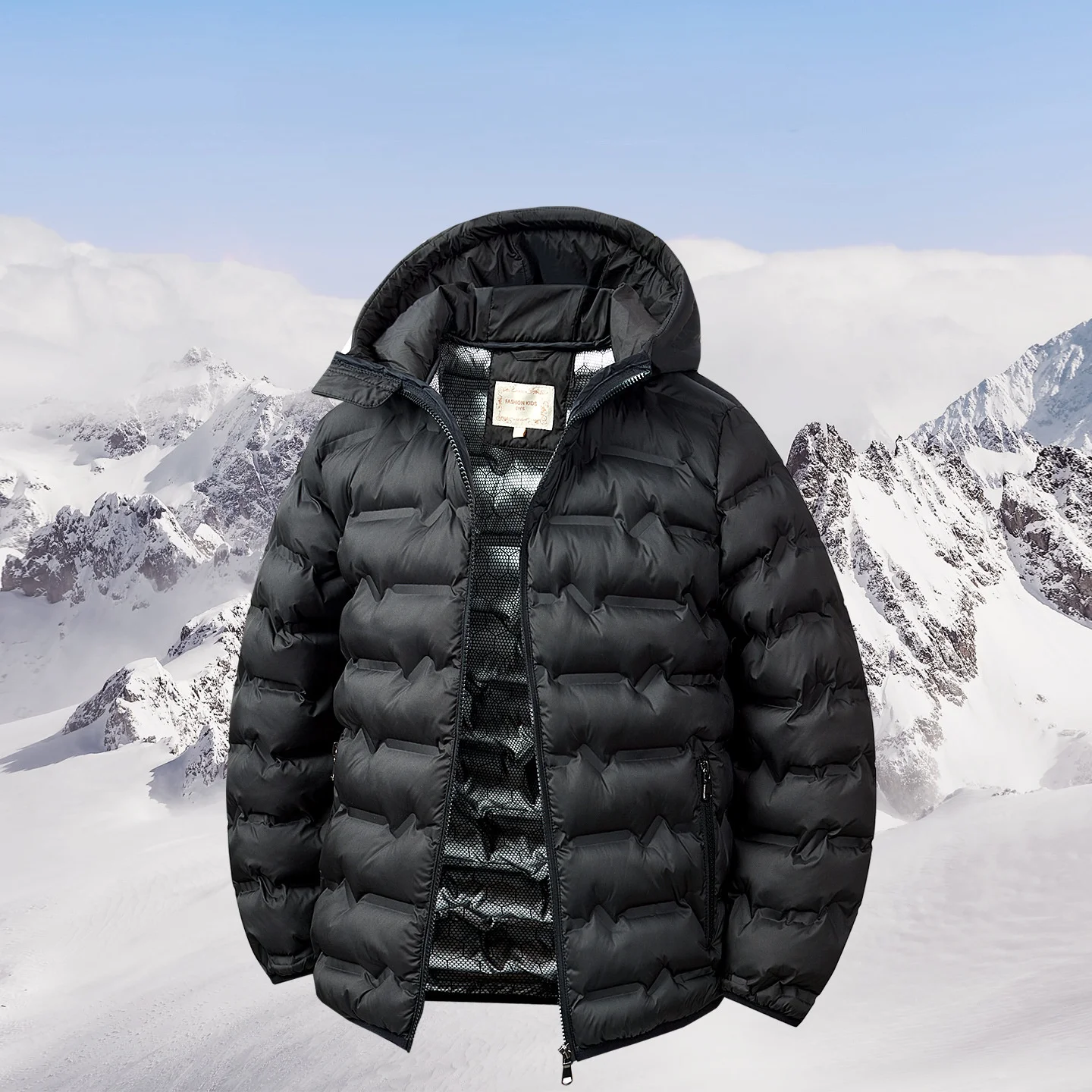 Kids Windproof Outdoor Cotton Content Coat Children Garment 6-18Y Teenager Boys Girls Winter Thick Warm Cotton Padded Outwear
Kids Windproof Outdoor Cotton Content Coat Children Garment 6-18Y Teenager Boys Girls Winter Thick Warm Cotton Padded Outwear