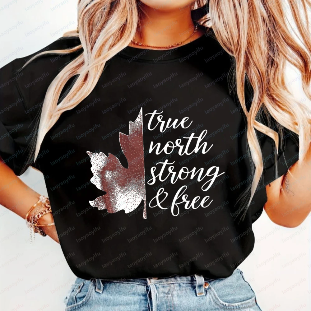 Canadian Pride Unisex Cotton Tee Retro Maple Leaf Design Tshirt True North Strong Casual Cotton Tops Patriotic Women Clothes
Canadian Pride Unisex Cotton Tee Retro Maple Leaf Design Tshirt True North Strong Casual Cotton Tops Patriotic Women Clothes