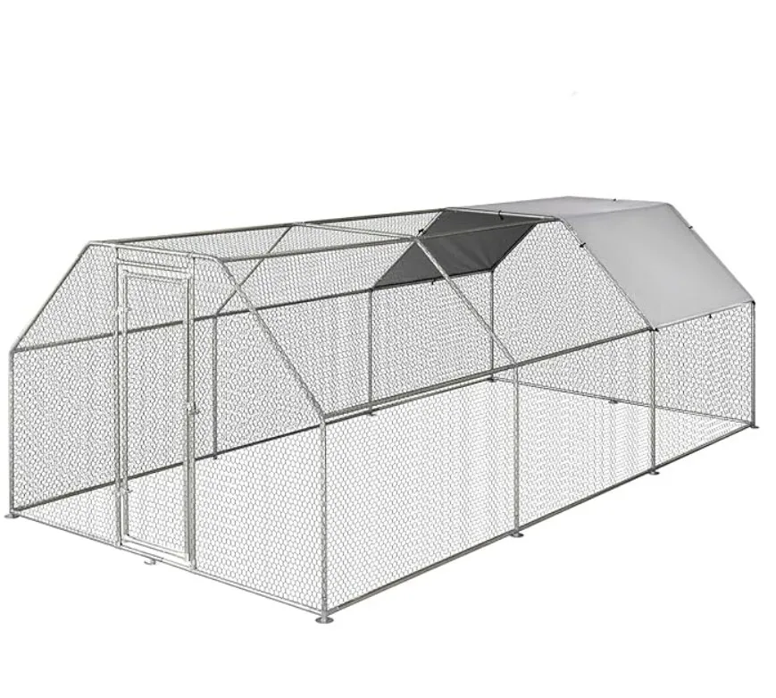 Large metal galvanized chicken coop Outdoor large walking chicken Suitable for rabbit and duck coop chicken coop
Large metal galvanized chicken coop Outdoor large walking chicken Suitable for rabbit and duck coop chicken coop