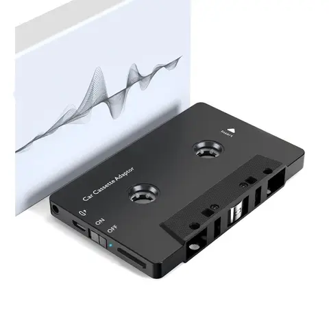 Cassette Bluetooth Adapter for Car, Bluetooth 5.1 Cassette Adapter, Car Audio Bluetooth Wireless Cassette Receiver