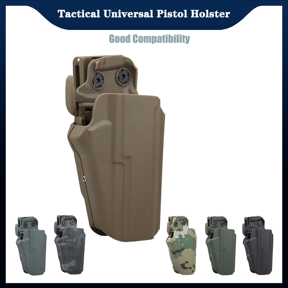 Быстросъемная универсальная кобура, совместимая с CZ 97,75 P-01 9 мм, SP01/JERICHO 941 PSL, FS/STEYR C9A1.C40A1, S9A1.S40A1/SARILMAZ
Быстросъемная универсальная кобура, совместимая с CZ 97,75 P-01 9 мм, SP01/JERICHO 941 PSL, FS/STEYR C9A1.C40A1, S9A1.S40A1/SARILMAZ