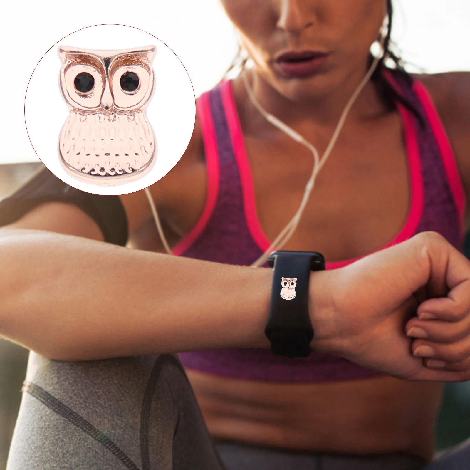 Owl Decorative Studs Watch Band Removable Charms for Smartwatch Watchband Accessories Ornament
Owl Decorative Studs Watch Band Removable Charms for Smartwatch Watchband Accessories Ornament