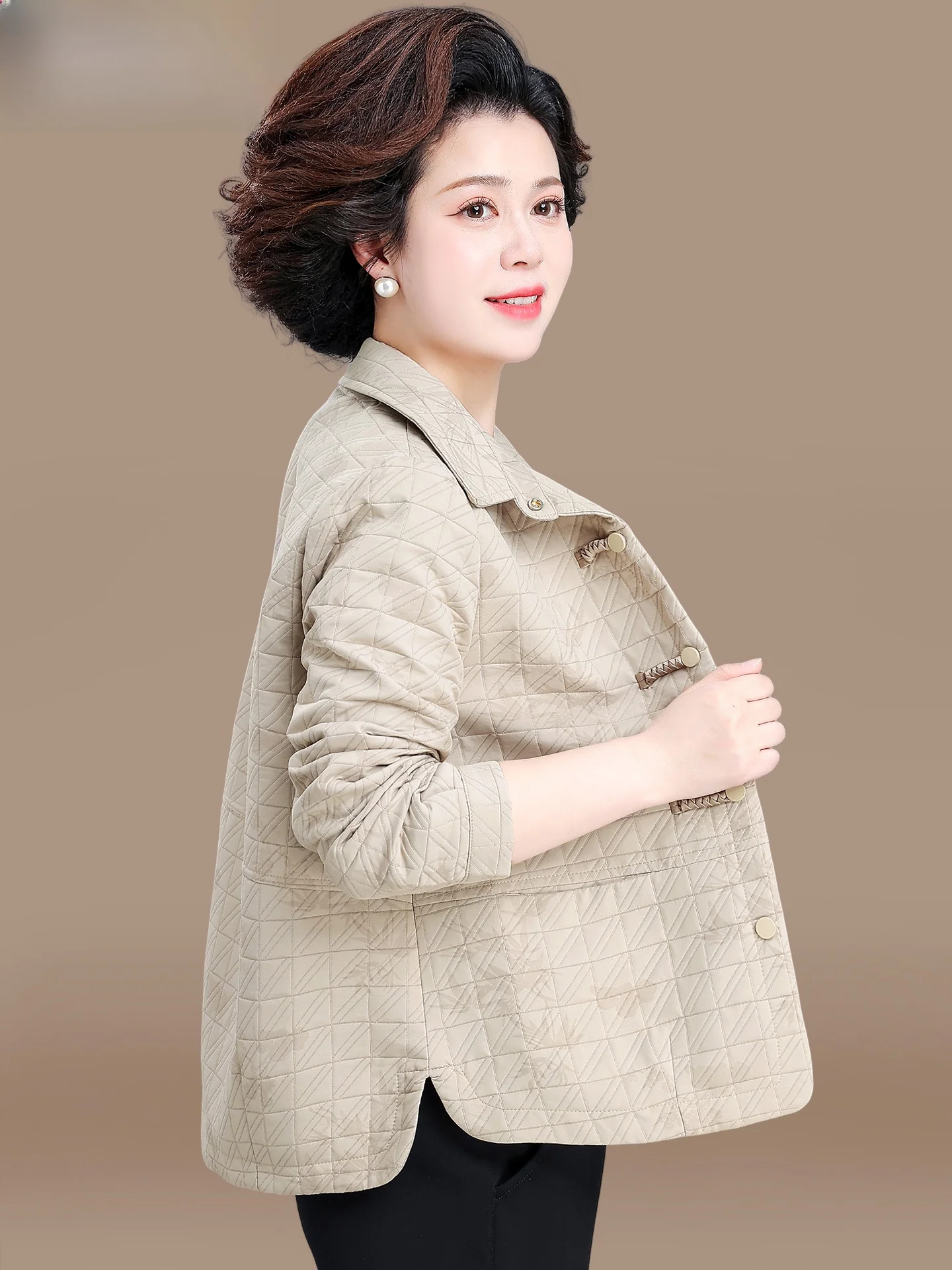 Faionable ort Jaet Autumn Clothes for Middle-Aged Women Loose Fit Small Stature Women's Spring Autumn Outerwear
Faionable ort Jaet Autumn Clothes for Middle-Aged Women Loose Fit Small Stature Women's Spring Autumn Outerwear