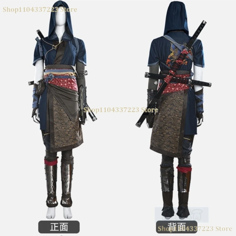 Naoe Creed Shadows Cosplay Kunoichi Iga Roleplay Assassin's Fujibayashi Cotume Ninjia Outfit Clothes Halloween Party Women Suit
Naoe Creed Shadows Cosplay Kunoichi Iga Roleplay Assassin's Fujibayashi Cotume Ninjia Outfit Clothes Halloween Party Women Suit