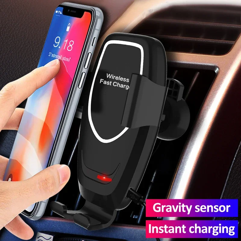 Car Wireless Fast Charger Mount Air Vent Phone Holder for Dashboard Mobile Clamp 10W Fast IPhone Max X Xiaomi Huawei Samsung
Car Wireless Fast Charger Mount Air Vent Phone Holder for Dashboard Mobile Clamp 10W Fast IPhone Max X Xiaomi Huawei Samsung