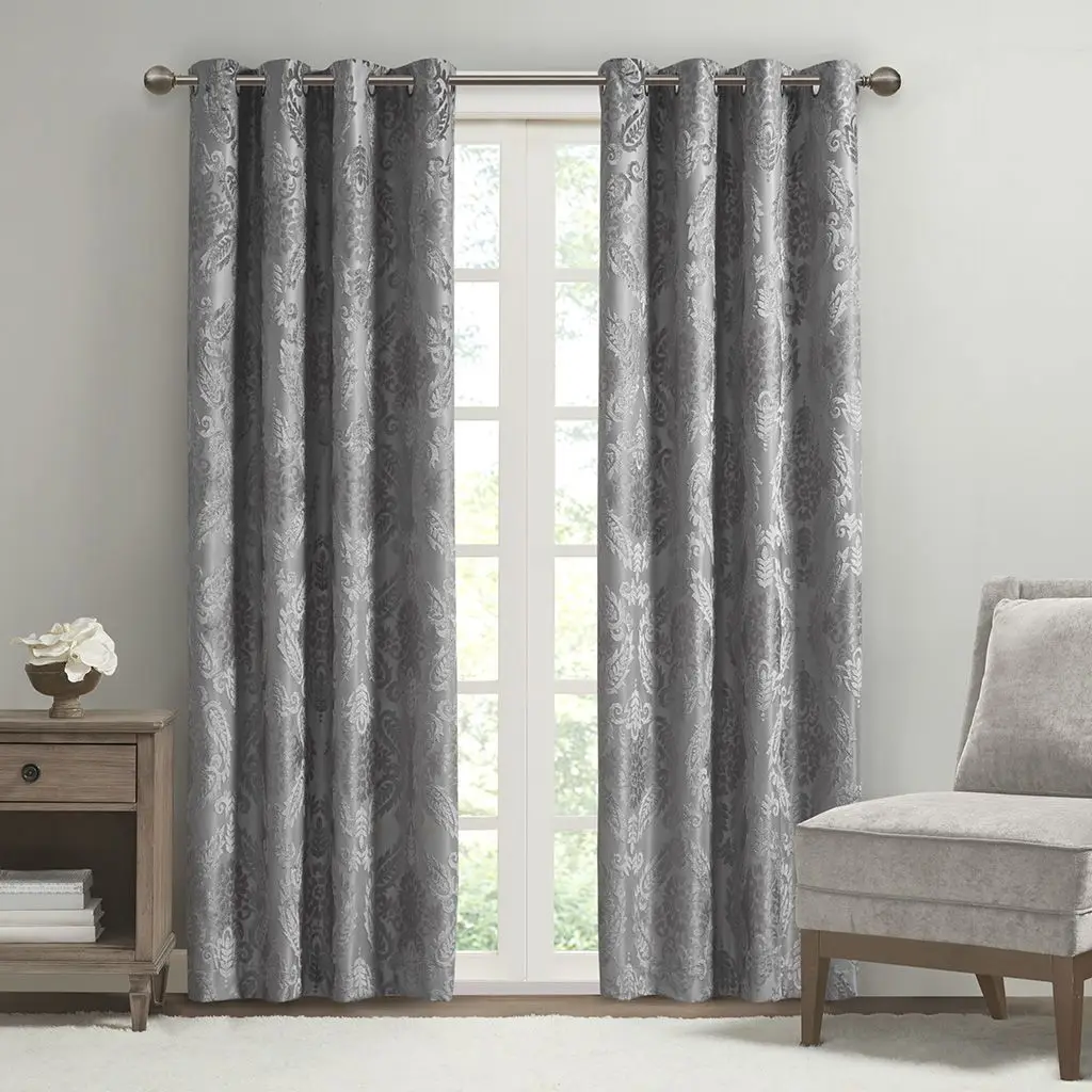 Вязаная жаккардовая панель с узором Пейсли Total Blackout Grommet Top Curtain Panel (только 1 шт. панель)
Вязаная жаккардовая панель с узором Пейсли Total Blackout Grommet Top Curtain Panel (только 1 шт. панель)