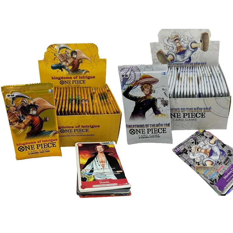 New 300Pcs/Box English One Piece TCG OP-05 Awakening of the New Era Gear 5 Luffy Zoro Shanks Collectible Trading Cards Toy Gift
New 300Pcs/Box English One Piece TCG OP-05 Awakening of the New Era Gear 5 Luffy Zoro Shanks Collectible Trading Cards Toy Gift