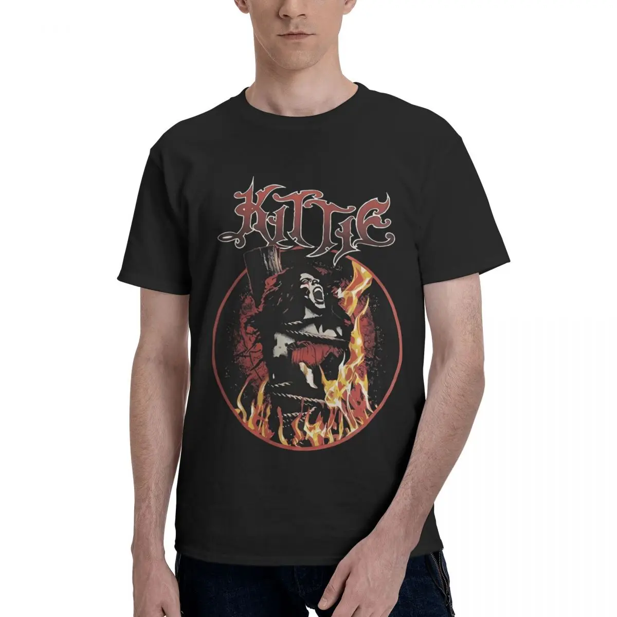 Vtg Kittie Band, Flame & Skull Graphic 100% Cotton Casual Breathable Confortable Shirt Football Shirts 2025 Men's Wear
Vtg Kittie Band, Flame & Skull Graphic 100% Cotton Casual Breathable Confortable Shirt Football Shirts 2025 Men's Wear