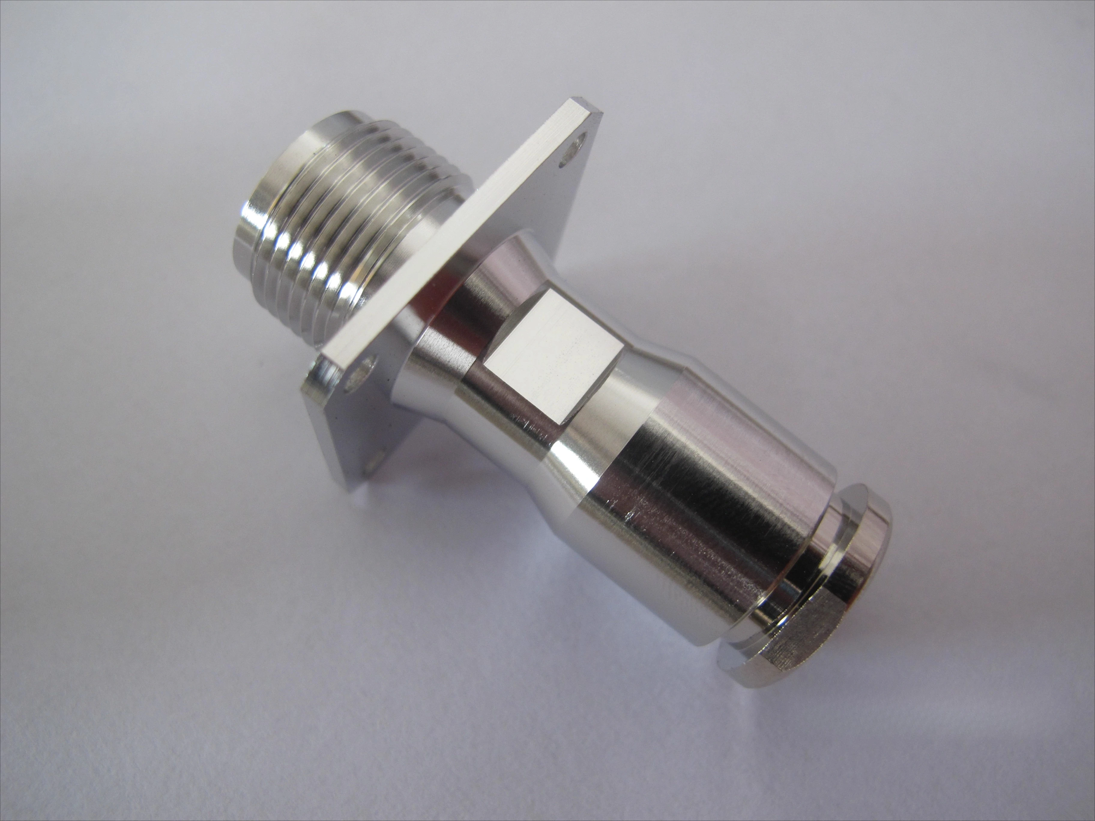 RG214 HN Female Receptacle High Voltage Connector 4 Hole Flange, Panel Mount with RG393 50-7-2
RG214 HN Female Receptacle High Voltage Connector 4 Hole Flange, Panel Mount with RG393 50-7-2