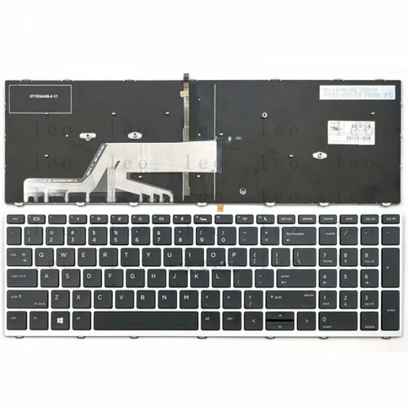 TT New for HP ProBook 650 G4 650 G5 Silver Frame Laptop Keyboard US Backlit L09593-001
TT New for HP ProBook 650 G4 650 G5 Silver Frame Laptop Keyboard US Backlit L09593-001