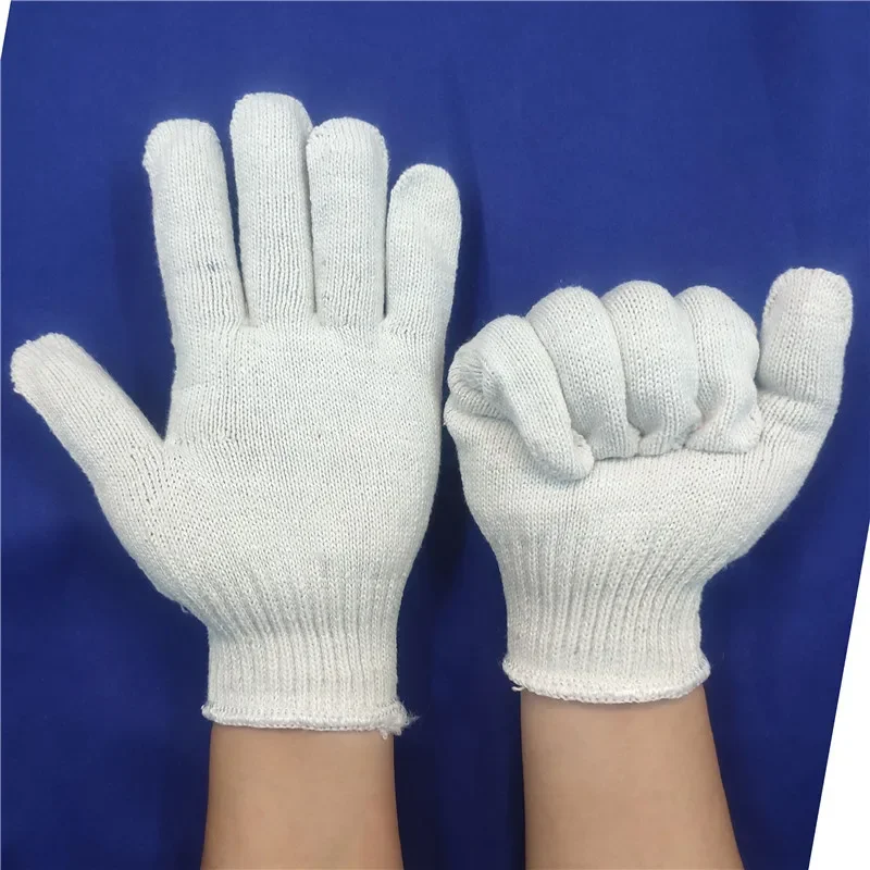 20pcs Lampshade Cotton Non-slip And Wear-resistant Construction Site Work Gloves, Encrypted White Labor Protection Gloves
20pcs Lampshade Cotton Non-slip And Wear-resistant Construction Site Work Gloves, Encrypted White Labor Protection Gloves