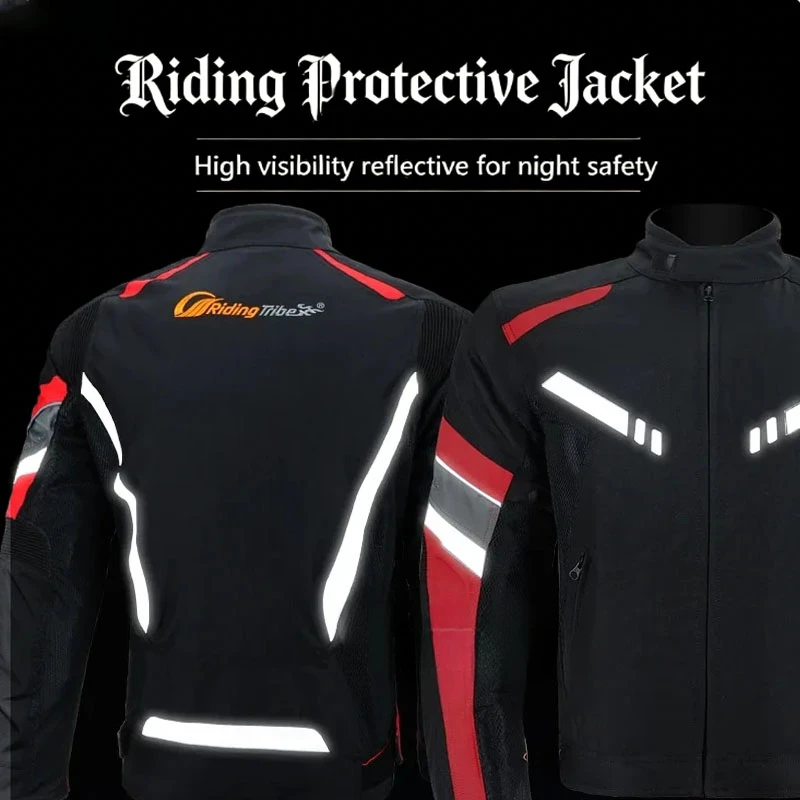 Waterproof Warm Motorcycle Armor Jacket Reflective Strips Thermal Liner CE Protector Winter Riding Gear Clothes for Men & Women
Waterproof Warm Motorcycle Armor Jacket Reflective Strips Thermal Liner CE Protector Winter Riding Gear Clothes for Men & Women