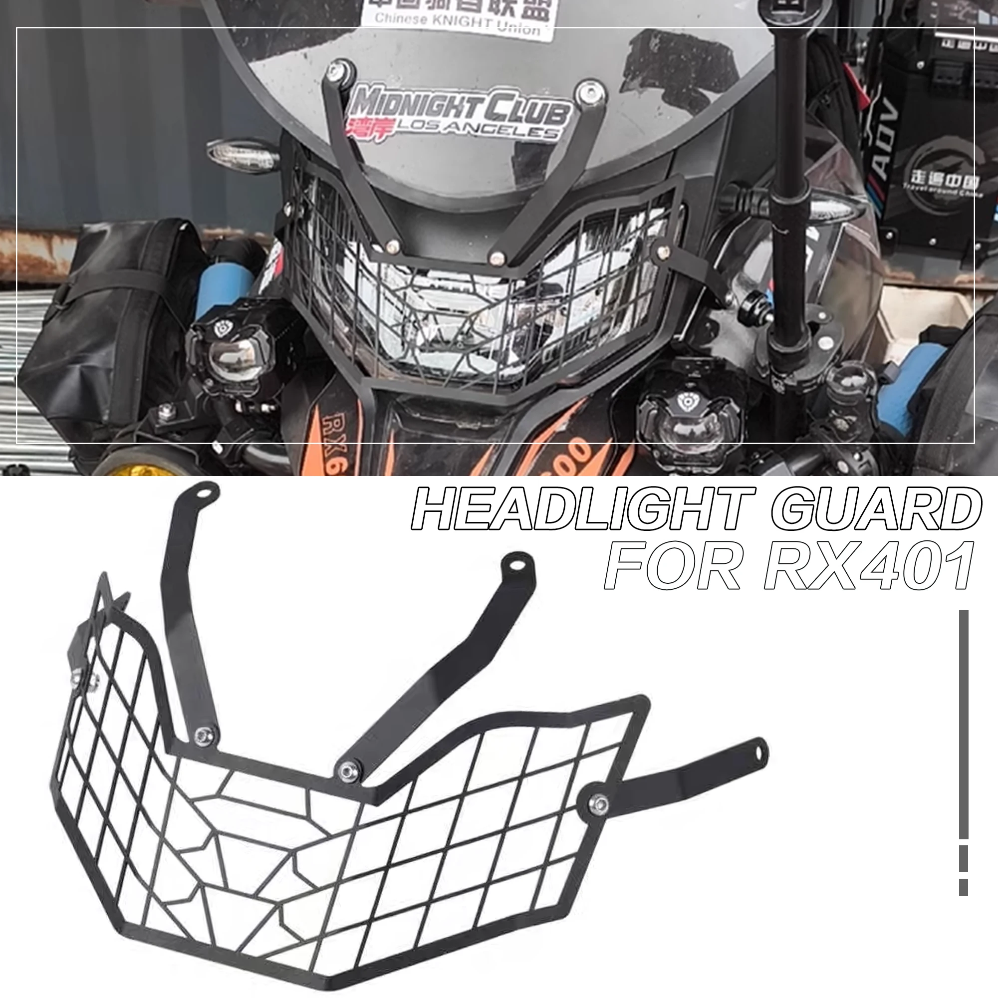 For ZongShen Cyclone RX401 RX600 Motorcycle RX 401 / 600 Headlight Guard Protection Grill Cover Headlamp Guard Head Light
For ZongShen Cyclone RX401 RX600 Motorcycle RX 401 / 600 Headlight Guard Protection Grill Cover Headlamp Guard Head Light