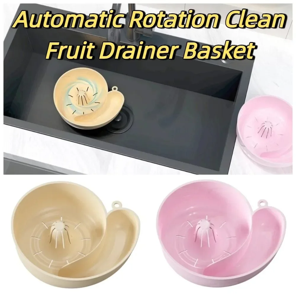 1PCS Snail Shape Fruit Drainer Basket with Automatic Rotation Self Cleaning Design Multi Functional Reusable Storage
1PCS Snail Shape Fruit Drainer Basket with Automatic Rotation Self Cleaning Design Multi Functional Reusable Storage