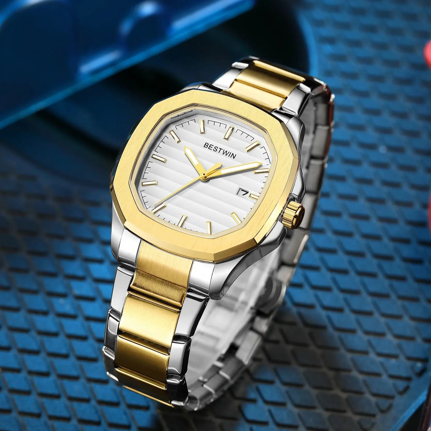 Men's Waterproof Luminous Steel Strip Casual Fashion Watches Personalized Luxury Business Quartz Watch Birthday Gift for Men
Men's Waterproof Luminous Steel Strip Casual Fashion Watches Personalized Luxury Business Quartz Watch Birthday Gift for Men