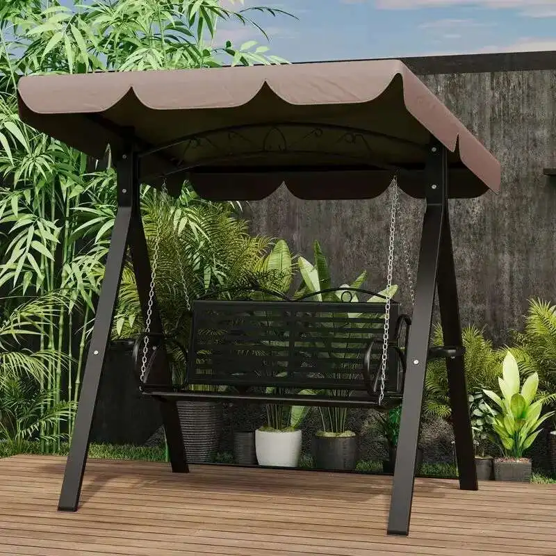 Double Person Courtyard Garden Outdoor Home Swing Hanging Chair Outdoor Villa Wrought Iron Balcony Rocking Chair Hanging Basket
Double Person Courtyard Garden Outdoor Home Swing Hanging Chair Outdoor Villa Wrought Iron Balcony Rocking Chair Hanging Basket