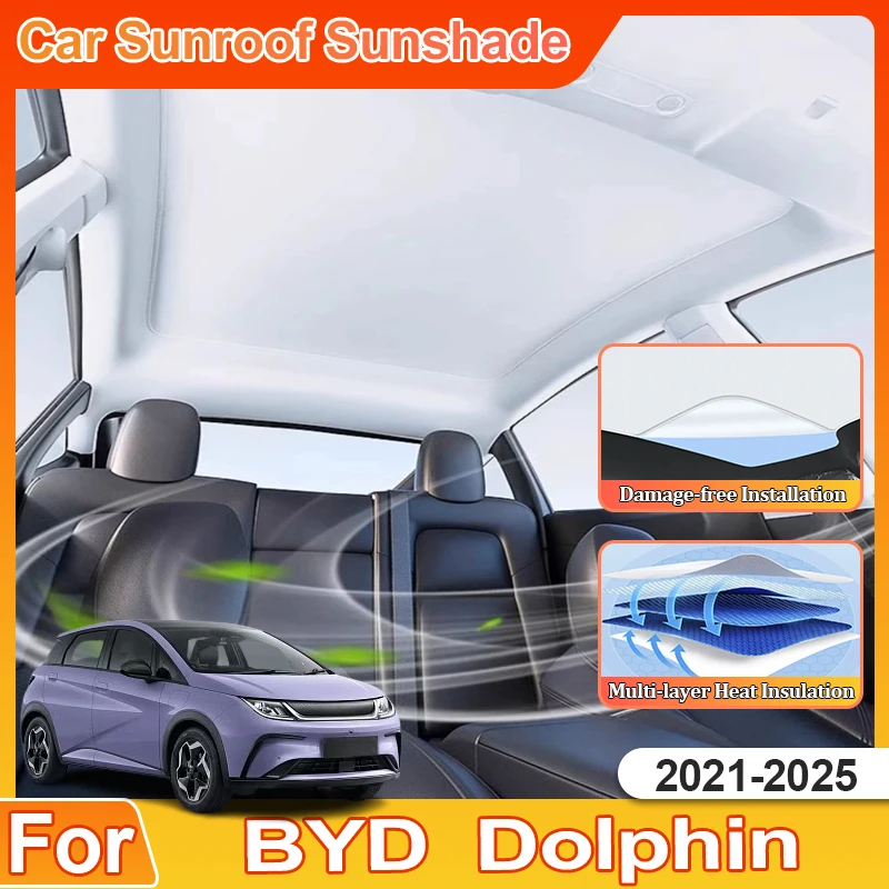 Car Sunshades For BYD Dolphin Accessories 2021-2025 Electrostatic Adsorption Heat Insulation Suede Sunshade Skylight Blind Parts
Car Sunshades For BYD Dolphin Accessories 2021-2025 Electrostatic Adsorption Heat Insulation Suede Sunshade Skylight Blind Parts