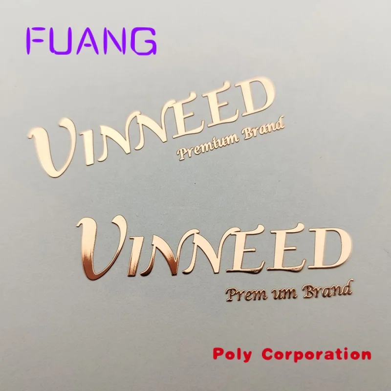 Custom Electroforming Custom Logo Self Adhesive Packaging Labels Gold/Silver Color Transfer Decals Sticker For Package
Custom Electroforming Custom Logo Self Adhesive Packaging Labels Gold/Silver Color Transfer Decals Sticker For Package