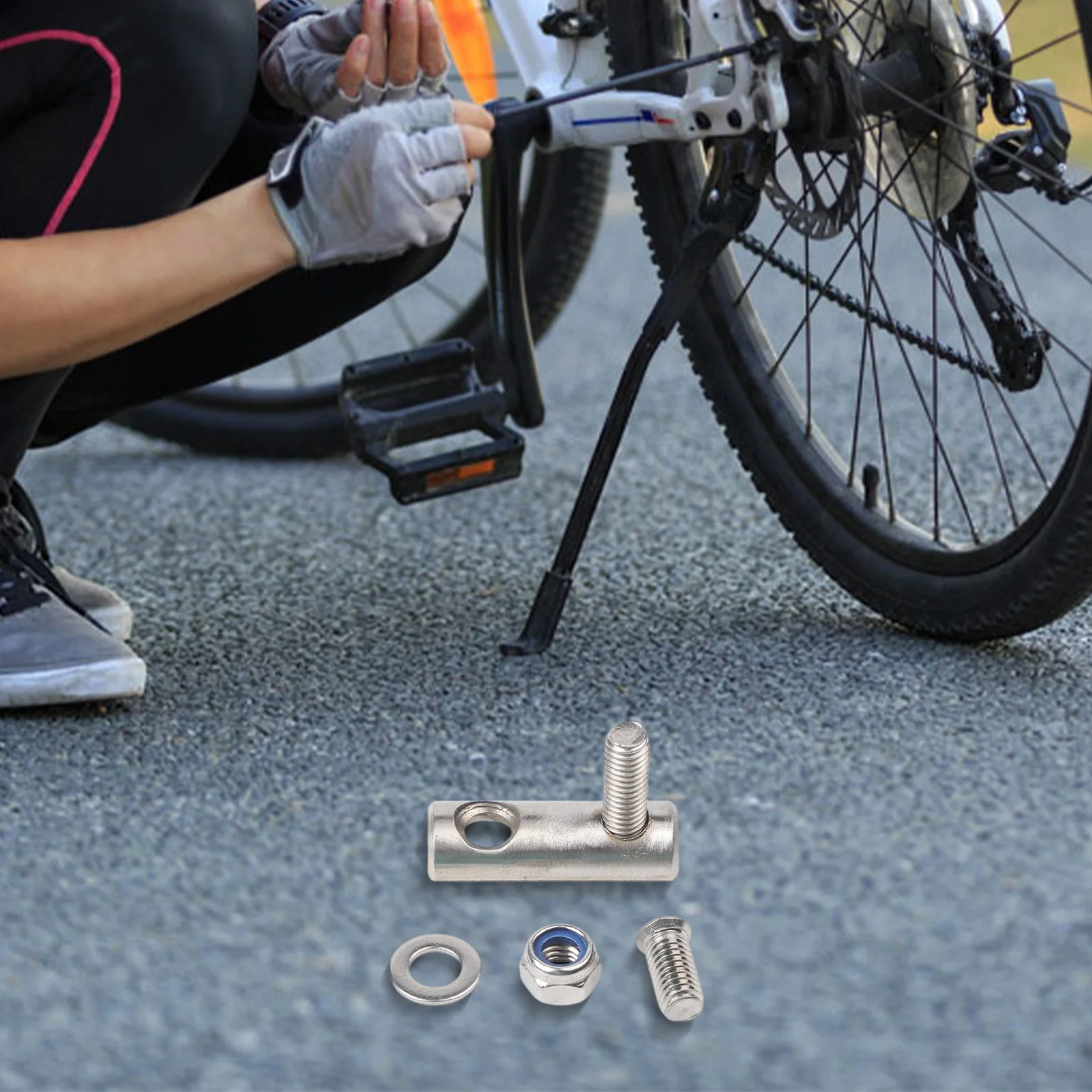 Bike Front Derailleur Extender Stainless Steel Compatible with For R7000 For R8000 For R9100 Elevates Derailleur by 15 5mm
Bike Front Derailleur Extender Stainless Steel Compatible with For R7000 For R8000 For R9100 Elevates Derailleur by 15 5mm