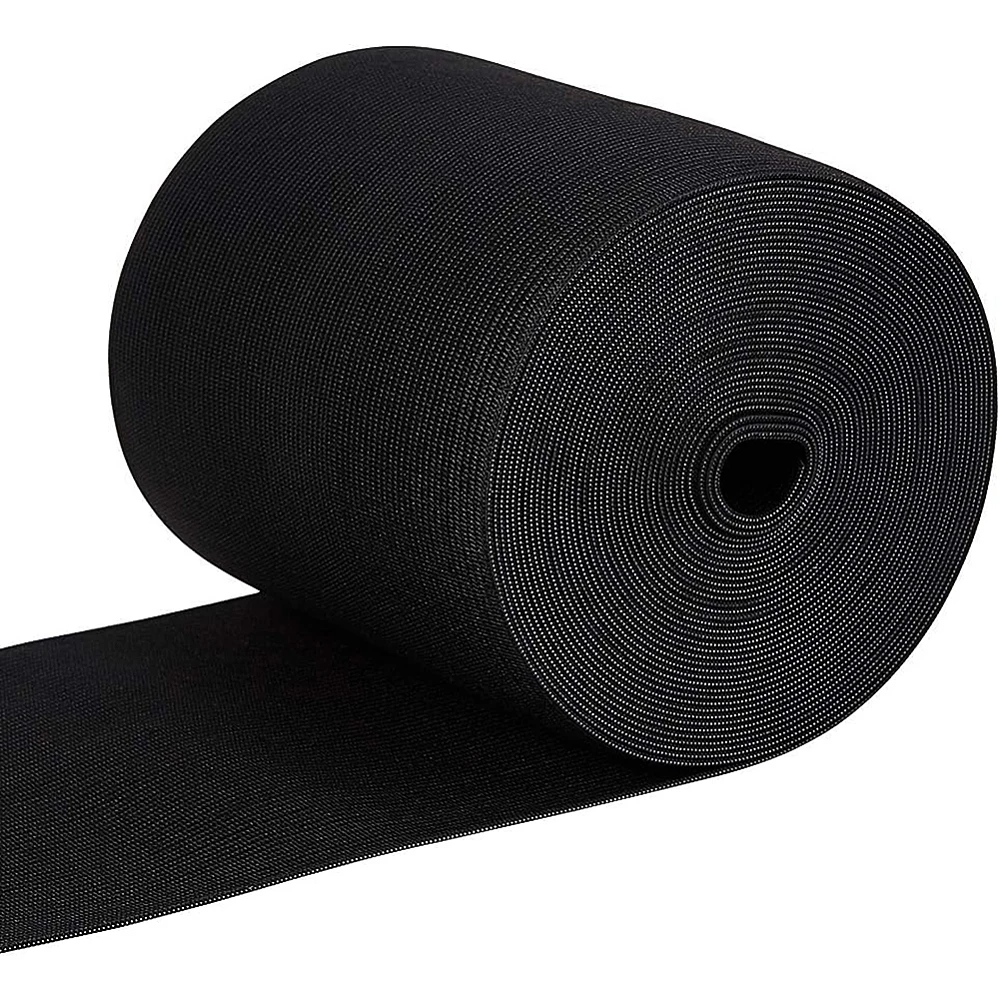 Flat Elastic Rubber Cord/Band Webbing Garment Sewing Accessories Black 120mm 6.56 yards(6m)/roll
Flat Elastic Rubber Cord/Band Webbing Garment Sewing Accessories Black 120mm 6.56 yards(6m)/roll