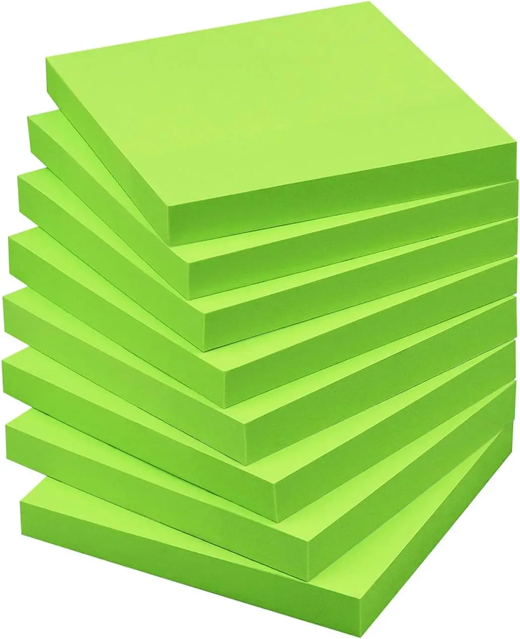Bright 3x3 Sticky Notes 8 Pads 80 Sheets Each for Office School
Bright 3x3 Sticky Notes 8 Pads 80 Sheets Each for Office School