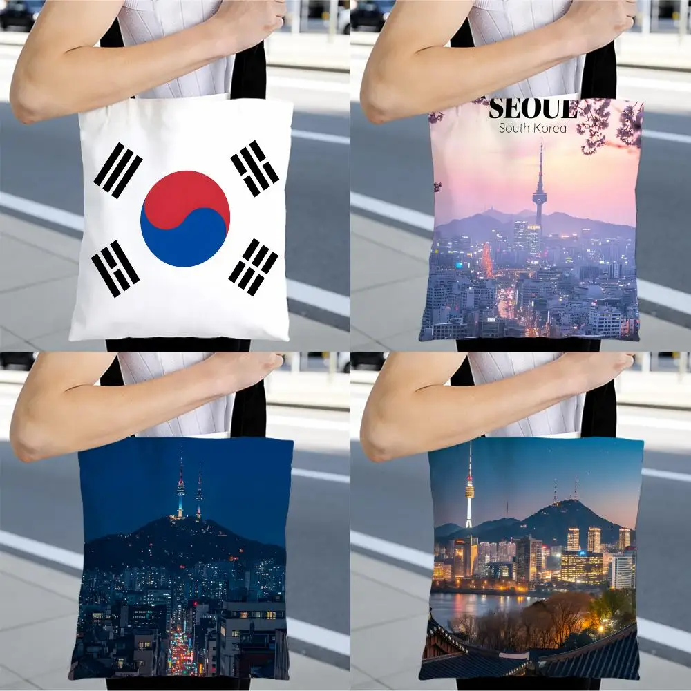 Модные сумки для хранения вещей S-Seoul (Южная Корея), холщовые сумки с принтом, легкие сумки через плечо, сумки для покупок
Модные сумки для хранения вещей S-Seoul (Южная Корея), холщовые сумки с принтом, легкие сумки через плечо, сумки для покупок