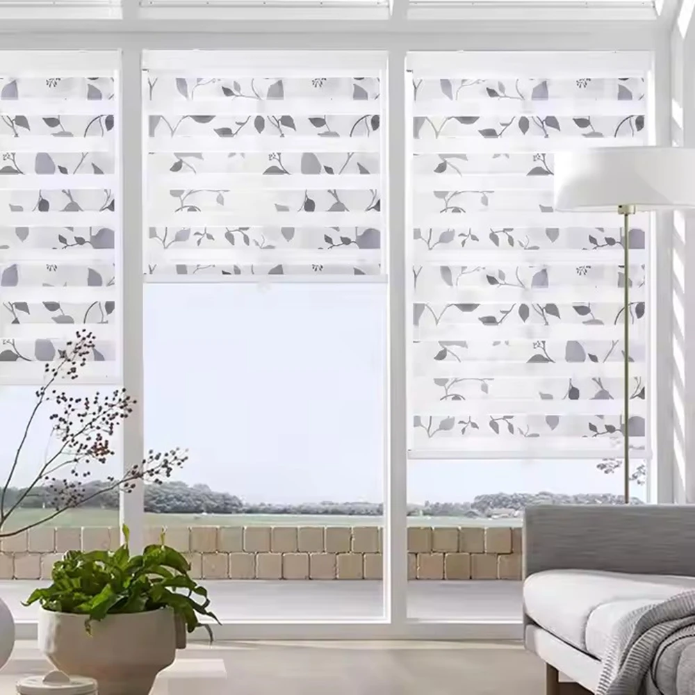 Cordless Zebra Blinds 3D Printed For Window Shades Day and Night Waterproof Custom Size Curtains for Restaurant Hotel
Cordless Zebra Blinds 3D Printed For Window Shades Day and Night Waterproof Custom Size Curtains for Restaurant Hotel
