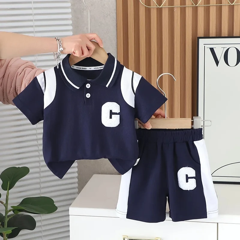 New Summer Fashion Baby Girls Clothes Suit Children Boys Short Sleeved T-Shirt Shorts 2Pcs/Sets Toddler Costume Kids Tracksuits
New Summer Fashion Baby Girls Clothes Suit Children Boys Short Sleeved T-Shirt Shorts 2Pcs/Sets Toddler Costume Kids Tracksuits