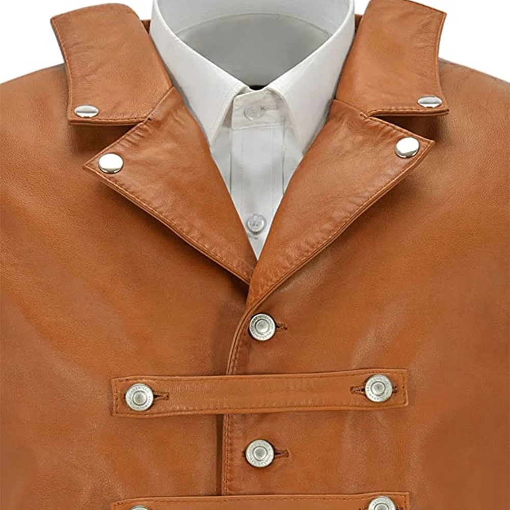 Hot Comfy Men's Vest Punk Vest Buttons PU Polyester Tank Top Lapel Regular Sleeveless Solid Color Daily Holiday
Hot Comfy Men's Vest Punk Vest Buttons PU Polyester Tank Top Lapel Regular Sleeveless Solid Color Daily Holiday
