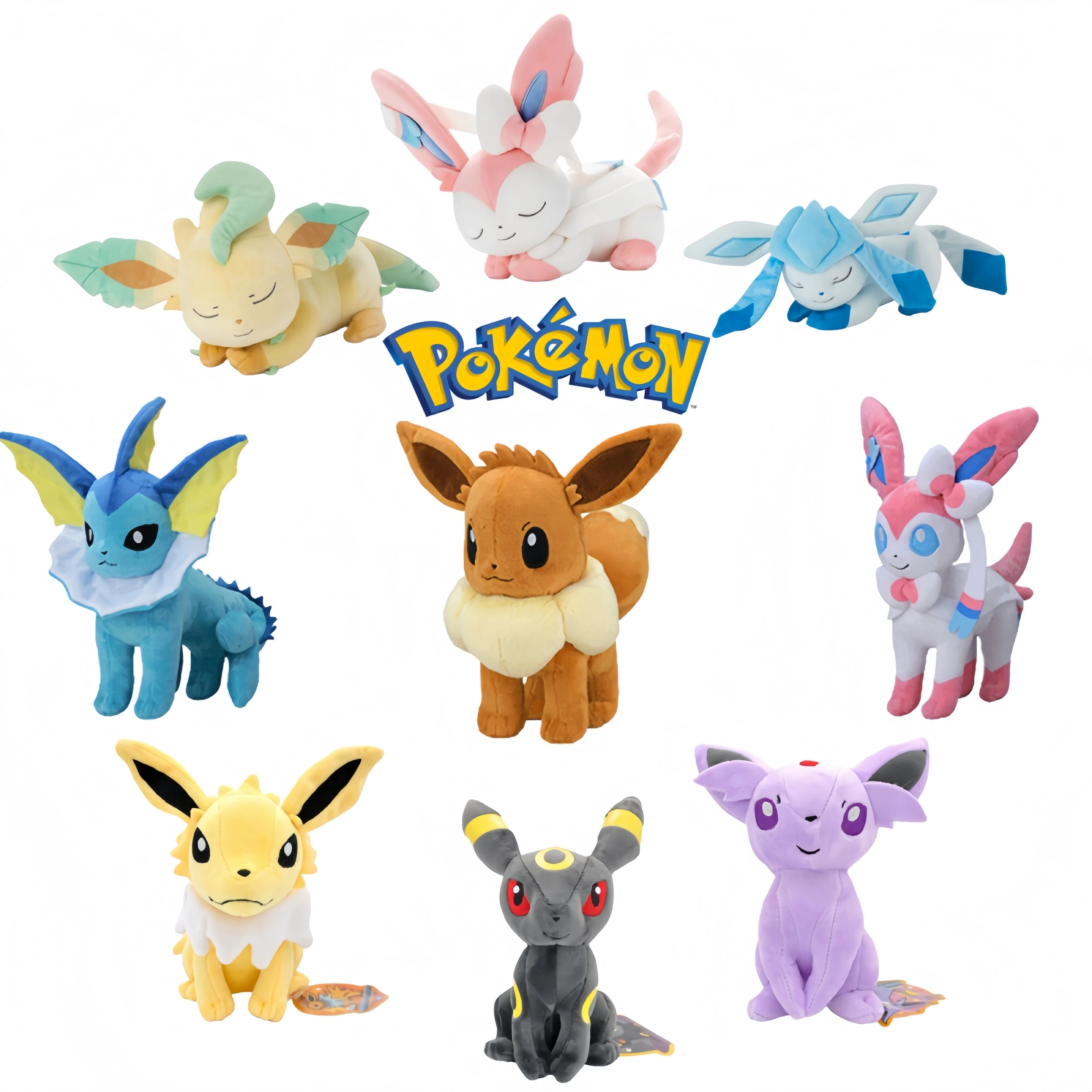 Различные стили Eevee Peluche Pokemon плюшевые игрушки Leafeon Sylveon Glaceon Umbreon Vaporeon Flareon Пикачу мягкие куклы подарок ребенку
Различные стили Eevee Peluche Pokemon плюшевые игрушки Leafeon Sylveon Glaceon Umbreon Vaporeon Flareon Пикачу мягкие куклы подарок ребенку