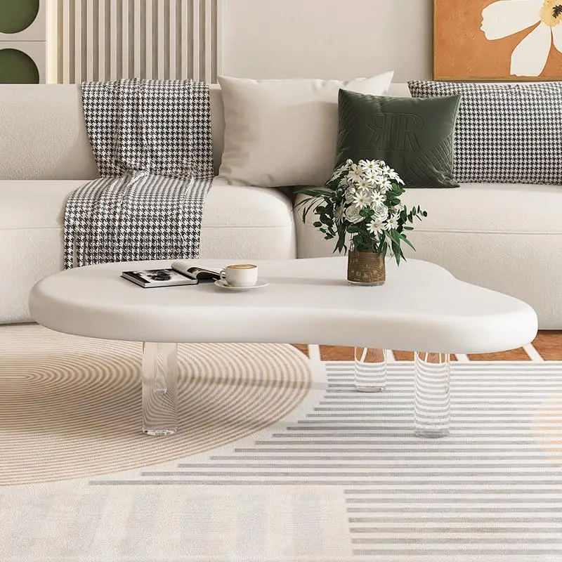 Suspended acrylic cloud coffee table cream wind small apartment living room home modern simple special-shaped low table
Suspended acrylic cloud coffee table cream wind small apartment living room home modern simple special-shaped low table