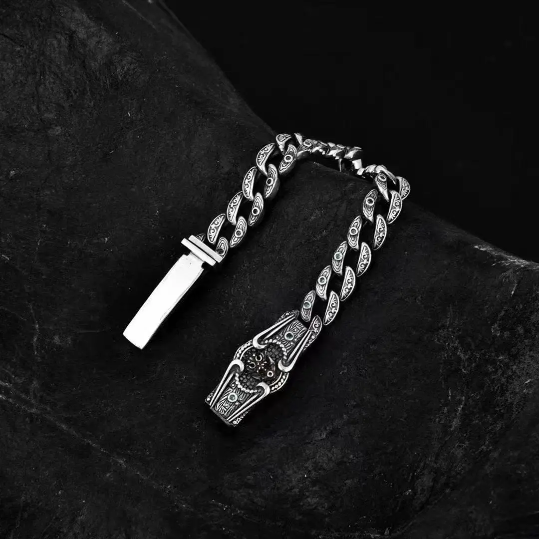 S925 Sterling Silver New Personality boat anchor Bracelet Men's Domineering Trend Retro Old Fashion Jewelry Gift
S925 Sterling Silver New Personality boat anchor Bracelet Men's Domineering Trend Retro Old Fashion Jewelry Gift