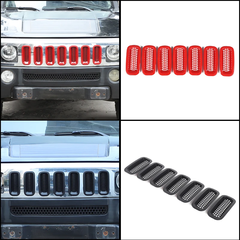 For Hummer H3 2005-2009 ABS Plastic Black Car Front Grille Insect Screen Protective Cover Decoration Modification Accessories
For Hummer H3 2005-2009 ABS Plastic Black Car Front Grille Insect Screen Protective Cover Decoration Modification Accessories