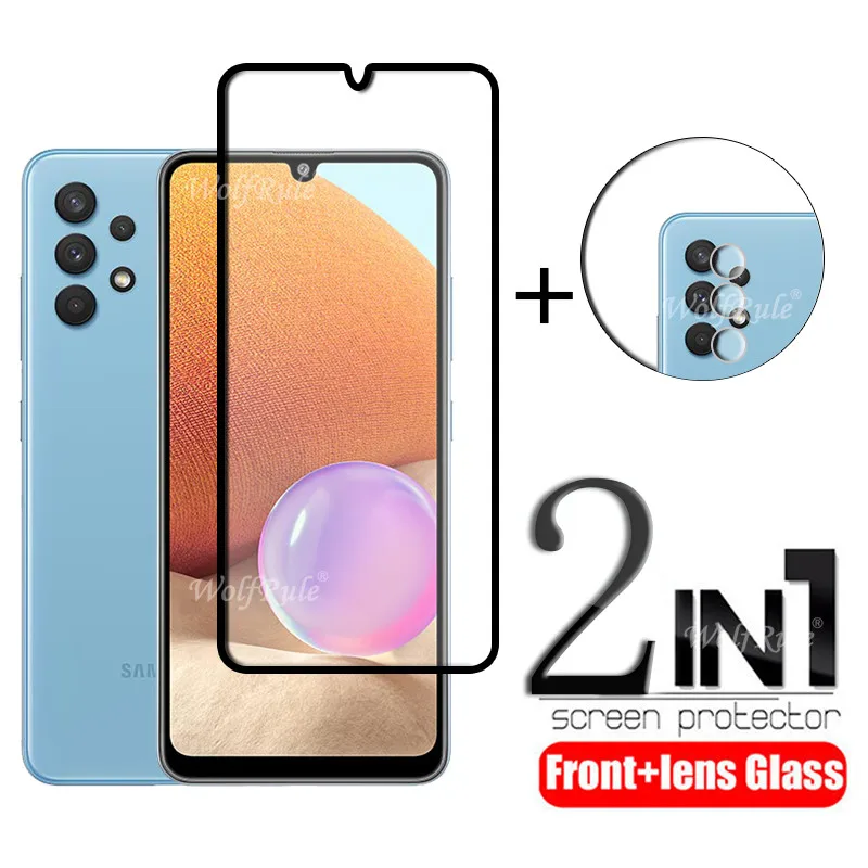 2-in-1 For Samsung Galaxy A32 Glass For Samsung A32 Tempered Glass Full Cover Glue Screen Protector For Samsung A32 Lens Glass
2-in-1 For Samsung Galaxy A32 Glass For Samsung A32 Tempered Glass Full Cover Glue Screen Protector For Samsung A32 Lens Glass