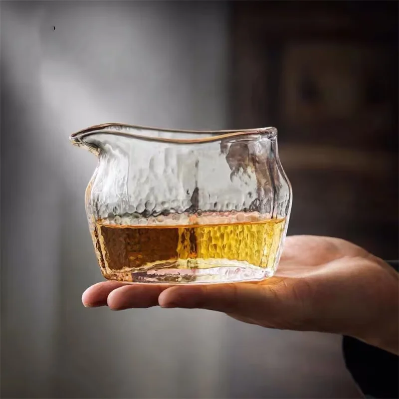 150ml Handmade Hexagonal Hammer Pattern Thickened Glass Fair Cup Tea Dispenser Heat resistant Chahai Tea Cup Kung Fu Tea Set
150ml Handmade Hexagonal Hammer Pattern Thickened Glass Fair Cup Tea Dispenser Heat resistant Chahai Tea Cup Kung Fu Tea Set